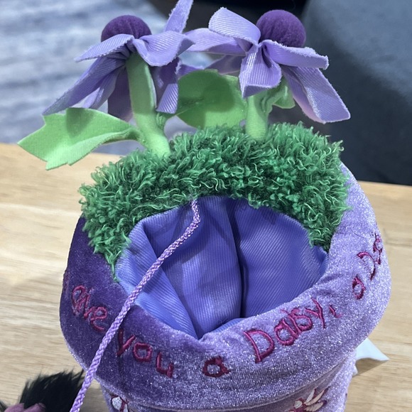 Eeyore In Flower Pot Disney Store Plush Daisy Stuffed Toy - Picture 6 of 14